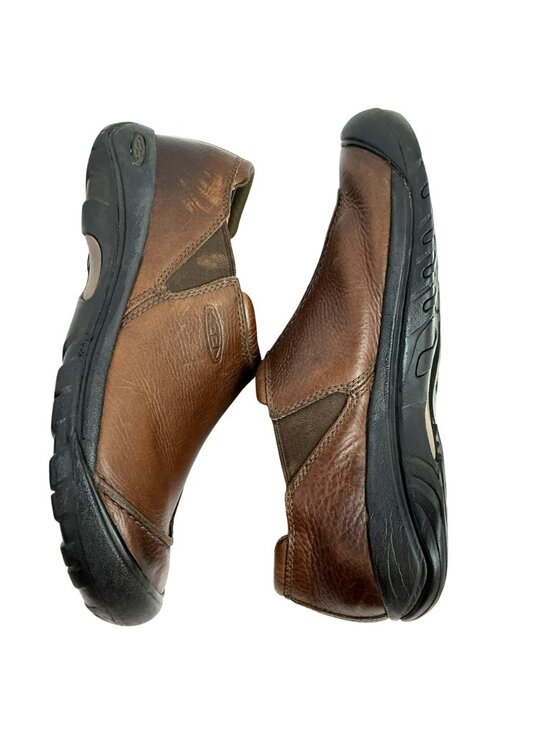Keen Ashland Leather Slip-On Loafers Mens 9.5 Brown main image 7
